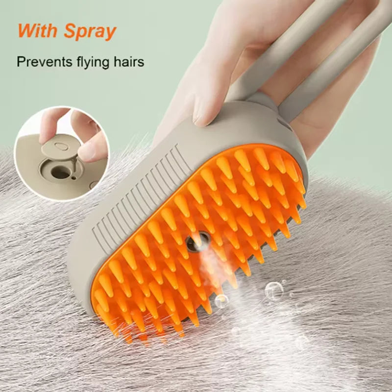 Pet Comb Cat Dog Spray Massage Comb Cleaning Hair Removing Comb Dog Comb Spray Anti-Skies Comb Pet Bath Brush